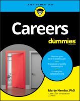 Careers for dummies - Cover Art