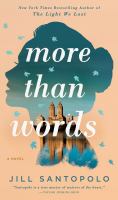 More than words : a novel - Cover Art