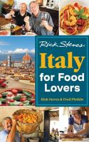 Rick Steves Italy for food lovers - Cover Art