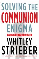 Solving the communion enigma : what is to come - Cover Art