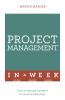Go to record Project management in a week