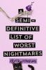 Go to record A semi-definitive list of worst nightmares
