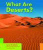 Go to record What are deserts?