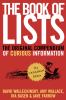 Go to record The book of lists : the original compendium of curious inf...