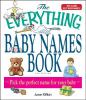 Go to record The everything baby names book : pick the perfect name for...
