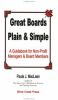 Go to record Great boards plain & simple : a guidebook for non-profit m...