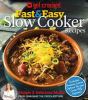 Go to record Get crocked : fast & easy slow cooker recipes