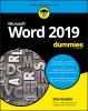 Go to record Word 2019 for dummies