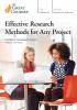 Go to record Effective research methods for any project