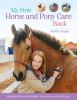 Go to record My first horse and pony care book