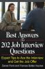 Go to record Best answers to 202 job interview questions : expert tips ...
