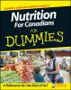 Go to record Nutrition for Canadians for dummies