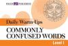 Go to record Daily warm-ups : commonly confused words.