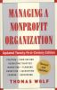 Go to record Managing a nonprofit organization