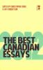 Go to record The best Canadian essays.