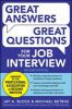 Go to record Great answers, great questions for your job interview
