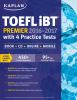 Go to record TOEFL iBT premier.