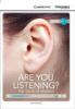 Go to record Are you listening? : the sense of hearing
