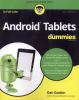Go to record Android tablets for dummies